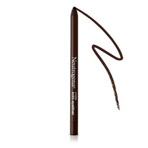 Neutrogena Smokey Kohl Eyeliner with Antioxidant Vitamin E, Water-Resistant & Smooth-Gliding Eyeliner Makeup, Dark Brown, 0.014 oz