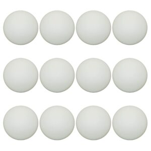 premium quality 12 pcs door bumper self adhesive sticker strong stickiness wall protector guard door knob stopper 1.6 inches rubber round white silicone door handle bumper set