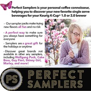 Perfect Samplers Dark Roast Coffee Pods Variety Pack Sampler, Assortment Of Extra Bold Single Serve Pods For K Cup Brewers, 50 Count