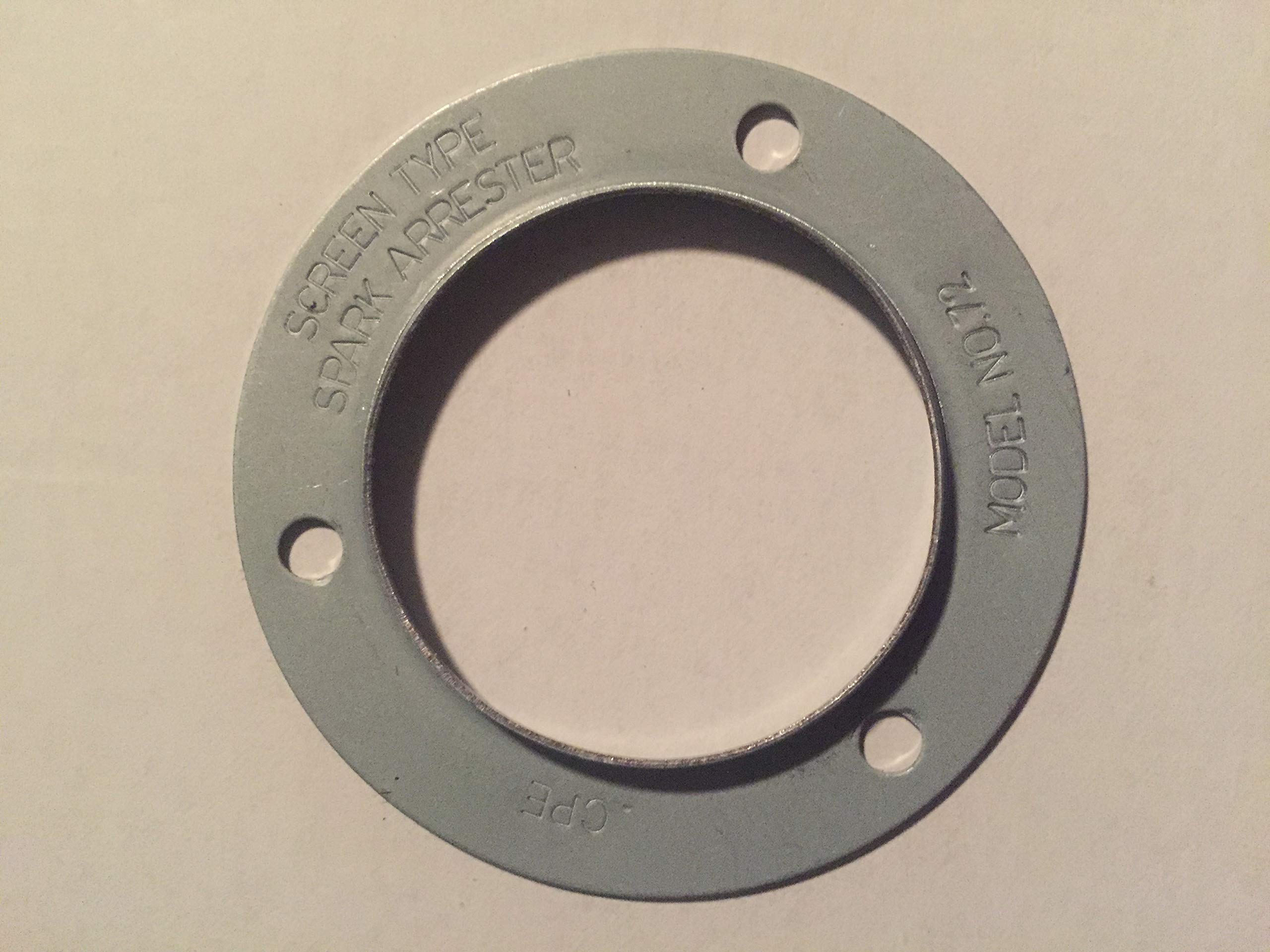 GenExhaust for Champion Generator 3-Hole Round #72 Cover Plate 1-1/2" Steel Exhaust Extension 2 Foot Length