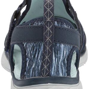 Dr. Scholl's Shoes Women's Andrews Fisherman Sandal, Navy Nubuck/Fabric, 7 M US