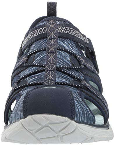 Dr. Scholl's Shoes Women's Andrews Fisherman Sandal, Navy Nubuck/Fabric, 7 M US