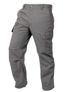 la police gear men's core cargo lightweight tactical pants, durable ripstop cargo pants for men, stretch waistband ccw pants - grey - 34 x 32
