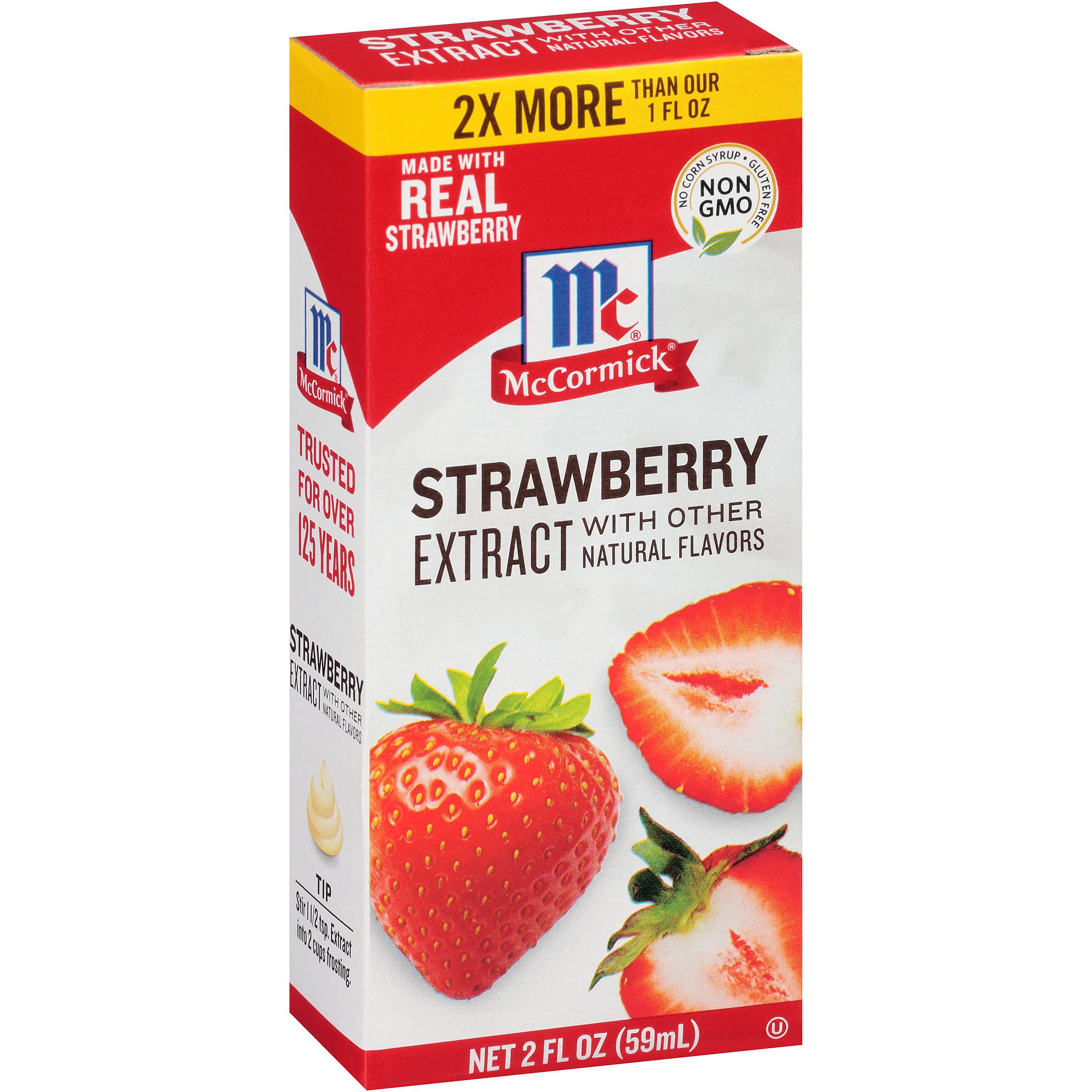 McCormick Strawberry Extract with Other Natural Flavors, 2 fl oz