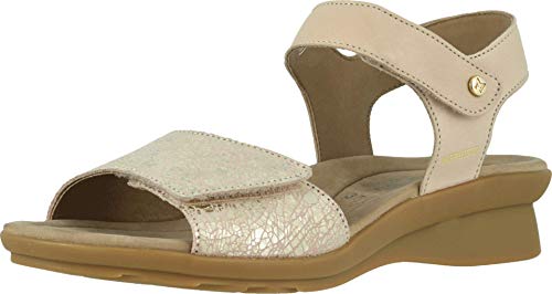 Mephisto Women's Pattie Sandal, Light Taupe/Nude, 7