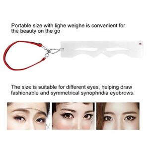 Eyebrow Templates, 12PCS Eyebrow Stencil Synophridia Drawing Shaper Eyebrow Groomin Shapeing Kits Brow DIY Makeup Tools