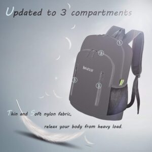 Bekahizar 20L Lightweight Foldable Backpack, Small Hiking Daypack for Men Women