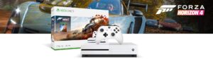xbox one s 1tb forza horizon 4 console bundle - digital download of forza horizon 4 included - white controller & xbox one s included - 8gb ram 1tb hd - live gold & game pass trials - 4k blu-r