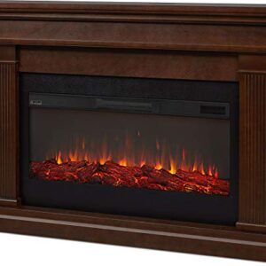 Beau 59" Landscape Electric Fireplace in Dark Walnut by Real Flame