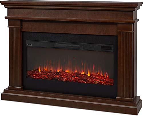 Beau 59" Landscape Electric Fireplace in Dark Walnut by Real Flame