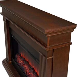 Beau 59" Landscape Electric Fireplace in Dark Walnut by Real Flame