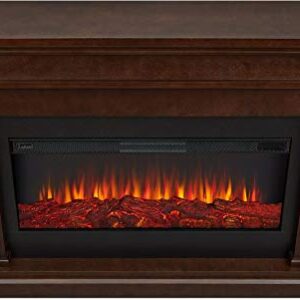 Beau 59" Landscape Electric Fireplace in Dark Walnut by Real Flame