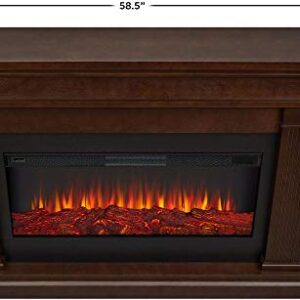 Beau 59" Landscape Electric Fireplace in Dark Walnut by Real Flame