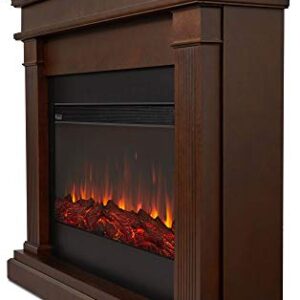 Beau 59" Landscape Electric Fireplace in Dark Walnut by Real Flame