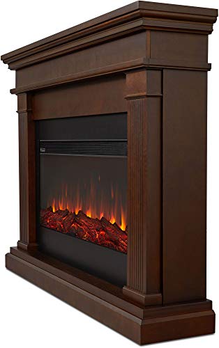 Beau 59" Landscape Electric Fireplace in Dark Walnut by Real Flame