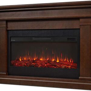 Beau 59" Landscape Electric Fireplace in Dark Walnut by Real Flame