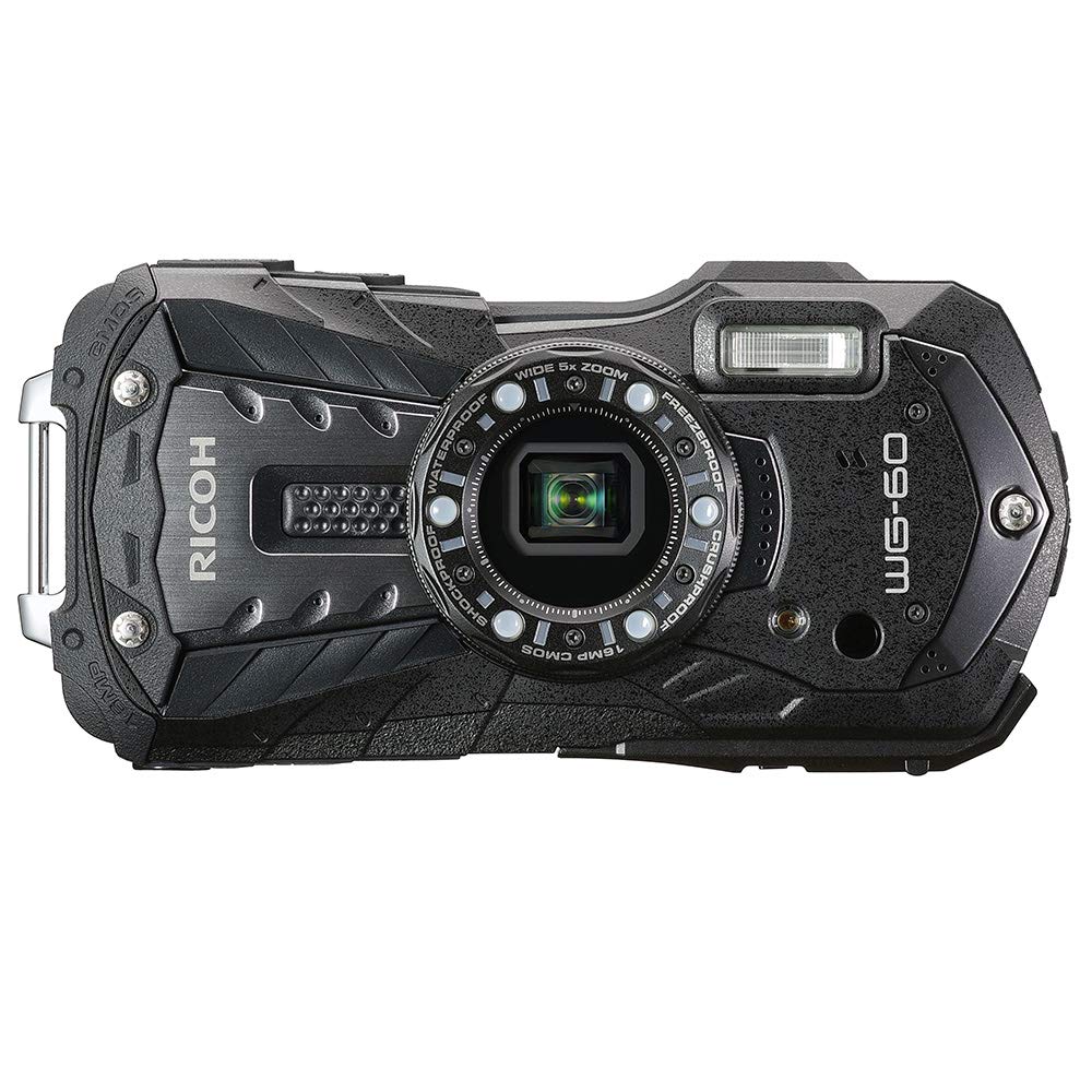 RICOH Waterproof Digital Camera WG-60 Black 14m Withstand Shock 1.6m Cold -10 BK 03825