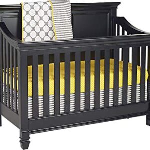 CC KITS Full Size Conversion Kit Bed Rails for Belmar Crib (Black)