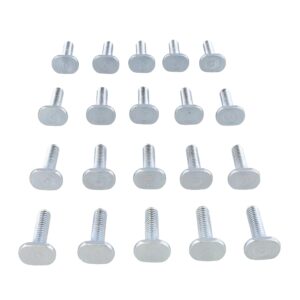 DCT Tee Bolt Set – 20 Pack 1in T Bolts for Woodworking, T Track Bolts Jig Bolts, 1/4in 20 Thread T Bolt