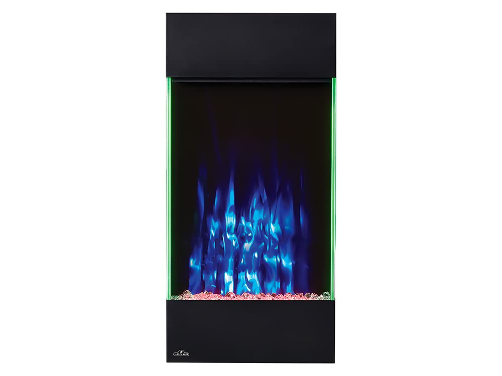 Napoleon Allure 32 inch Vertical Wall Mount Electric Fireplace - Black, NEFVC32H