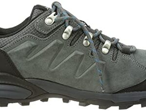 Jack Wolfskin Men's Refugio Texapore Low M Hiking Shoe, Grey/Black, 9.5