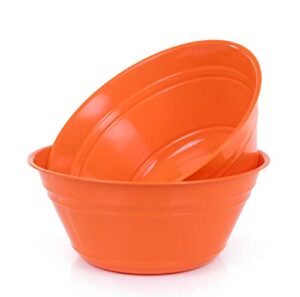 mintra home snack bowls (large 2pk (4l), orange)