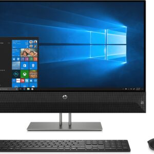 HP Pavilion 27" All-in-One Touchscreen Desktop Computer AMD Ryzen 5 8GB RAM 1TB HDD Sparkling Black - AMD Ryzen 5-2600H Quad-core Wireless Keyboard & Mouse Included - in-Plane Switching