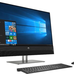 HP Pavilion 27" All-in-One Touchscreen Desktop Computer AMD Ryzen 5 8GB RAM 1TB HDD Sparkling Black - AMD Ryzen 5-2600H Quad-core Wireless Keyboard & Mouse Included - in-Plane Switching