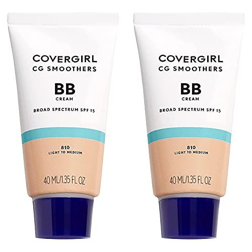 COVERGIRL Smoothers Lightweight Bb Cream With Spf 15, 810 Light To Medium Skin Tones, 2 Count