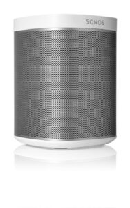 sonos play:1 compact wireless speaker for streaming music. compatible with alexa. (white) (renewed)