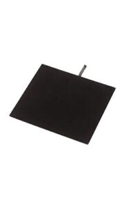 sswbasics small rectangular black velvet jewelry pad/tray liners - 7 3/4" l x 6 3/4" w - set of 3