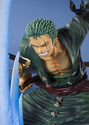 TAMASHII NATIONS Bandai Figuartszero Roronoa -Zoro- Yakkodori "Onepiece",White, Approx 190mm