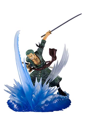 TAMASHII NATIONS Bandai Figuartszero Roronoa -Zoro- Yakkodori "Onepiece",White, Approx 190mm