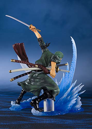 TAMASHII NATIONS Bandai Figuartszero Roronoa -Zoro- Yakkodori "Onepiece",White, Approx 190mm