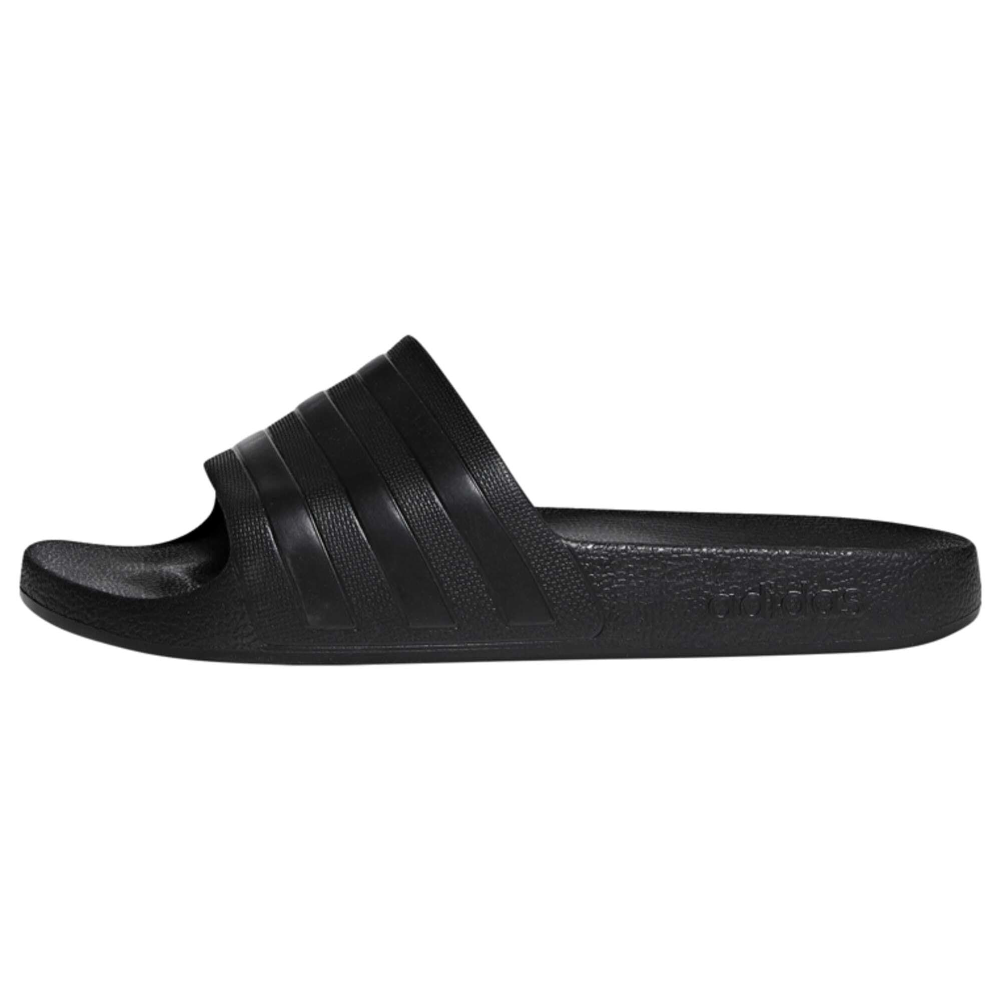 adidas Unisex Adilette Aqua F35550 Slide Sandal, Black/Black/Black, 7 US Men