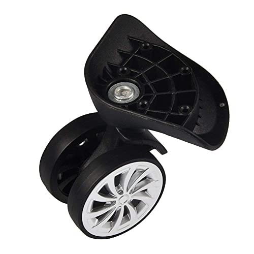 360 Swivel Wheel Replacement Luggage Travel Suitcase Wheels Plastic, Suitcase Wheel Repair Replace Luggage Wheels, 3.5x2.75x2.2in