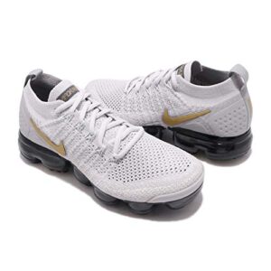 Nike Womens Air Vapormax Flyknit 2 Running Trainers 942843 Sneakers Shoes (UK 7 US 9.5 EU 41, vast Grey Metallic Gold 010)