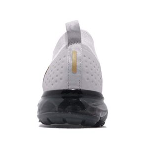 Nike Womens Air Vapormax Flyknit 2 Running Trainers 942843 Sneakers Shoes (UK 7 US 9.5 EU 41, vast Grey Metallic Gold 010)