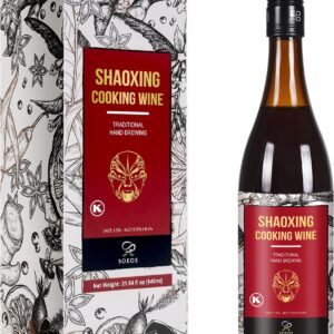 Soeos Shaoxing Wine, Shaoxing Rice Wine, Chinese Cooking Wine, Rice Cooking Wine, Shaoxing Wine Chinese Cooking Wine, Shao Hsing Rice Wine, 21.64 fl oz (640ml),1 Pack, Regular Cooking Wine