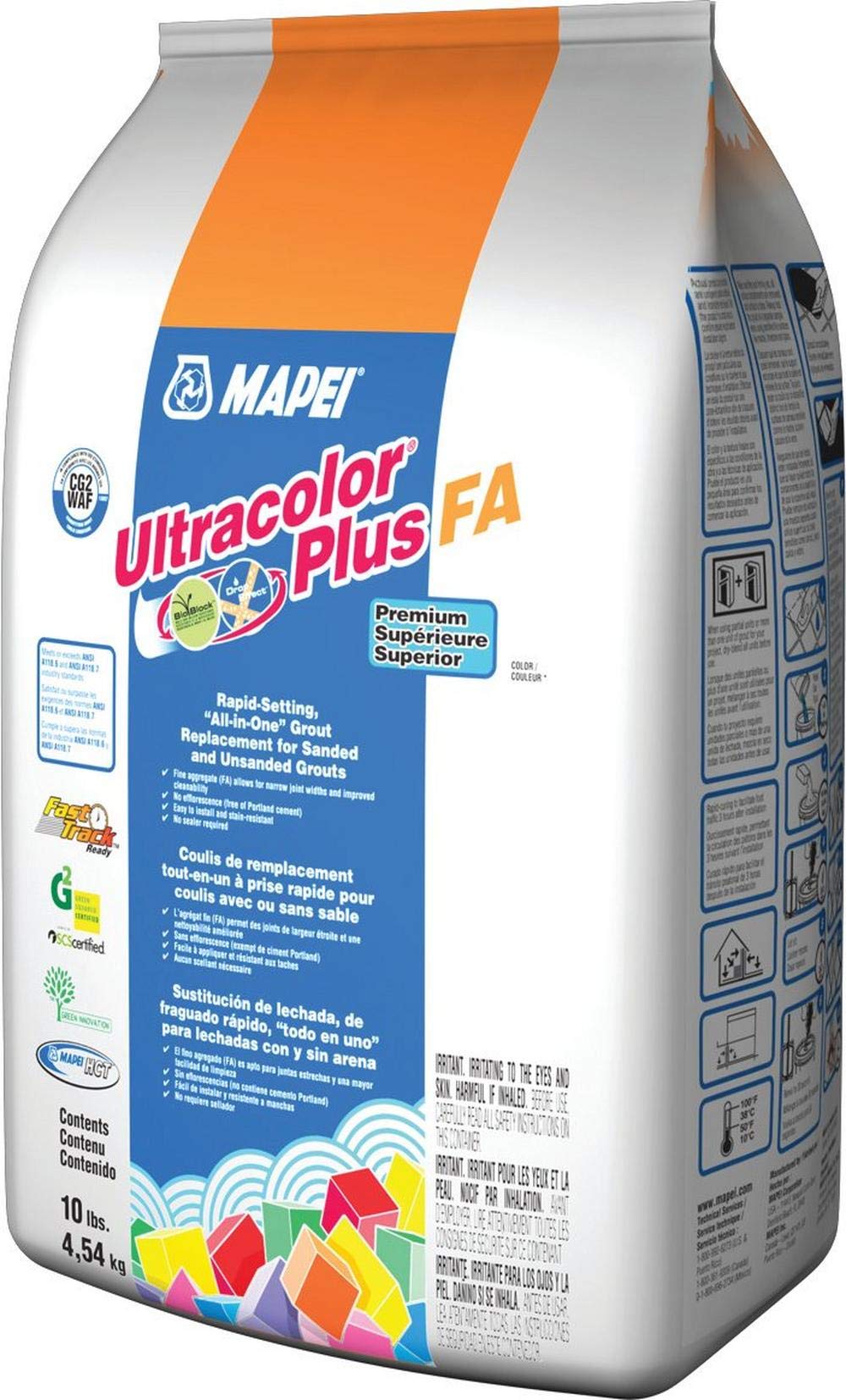 MAPEI Ultracolor Plus FA Powder Grout - 10LB/Bag - (103 Cobblestone)