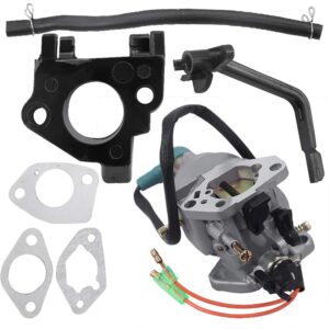 Saihisday 69671 Generator Carburetor w/Gaskets Insulator for Harbor Freight Predator 7000 8750 420CC RATO R420-III Engine 13HP 14HP 15HP 16HP Engine 7000W 8750W Generator