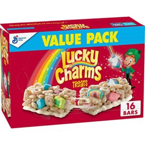 lucky charms marshmallow value pack st. patrick's day cereal treat bars