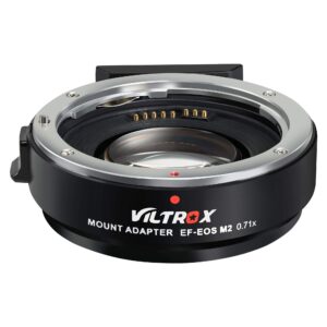 viltrox ef-eos m2 speed booster 0.71x canon ef lens to ef-m mount speedbooster for canon m50 ii m6 ii m200 m50 m6 m5