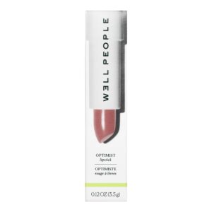 Well People Optimist Lipstick, Hydrating, High-Pigment Lipstick For Long-Lasting Color, Nourishes Lips, Satin Finish, Vegan & Cruelty-free,Choose Love