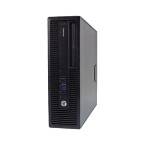 hp 800 g2-sff, core i5-6500 3.2ghz, 8gb ram, 500gb hard drive, dvdrw, windows 10 pro 64bit (renewed)