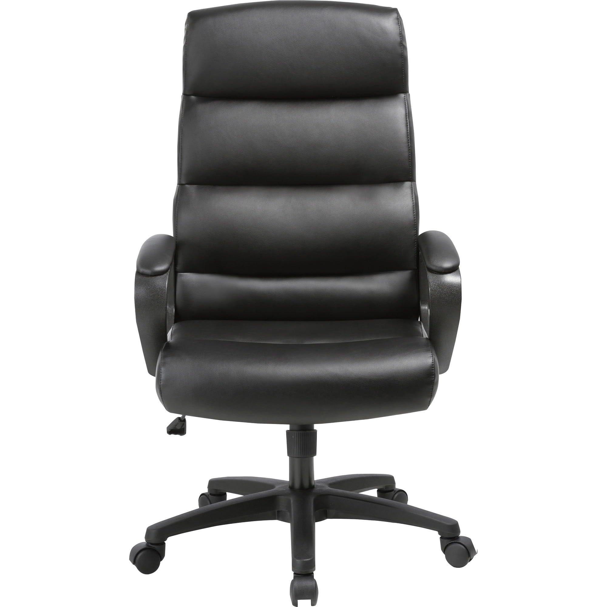 Lorell LLR41843 Soho High-Back Leather Executive Chair