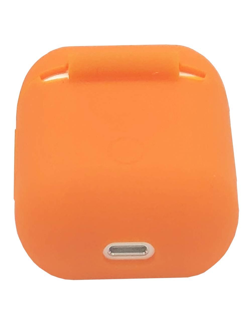 HappyCover Compatible for Airpods Case 2 & 1, Protective Silicone Cover Skin for Airpods Charging Case (Vibrant Orange)