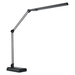 Alera Adjustable LED Desk Lamp, 3.25w x 6d x 21.5h, Black