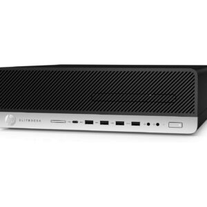 HP EliteDesk 800 G3 Small Form Factor PC, Intel Core i5@3.4 GHz, 8 GB DDR4 RAM, 512 GB SSD, Windows 10 (Renewed)