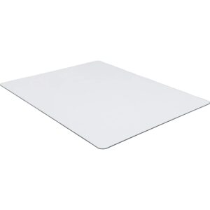 lorell tempered glass chairmat, 60", clear